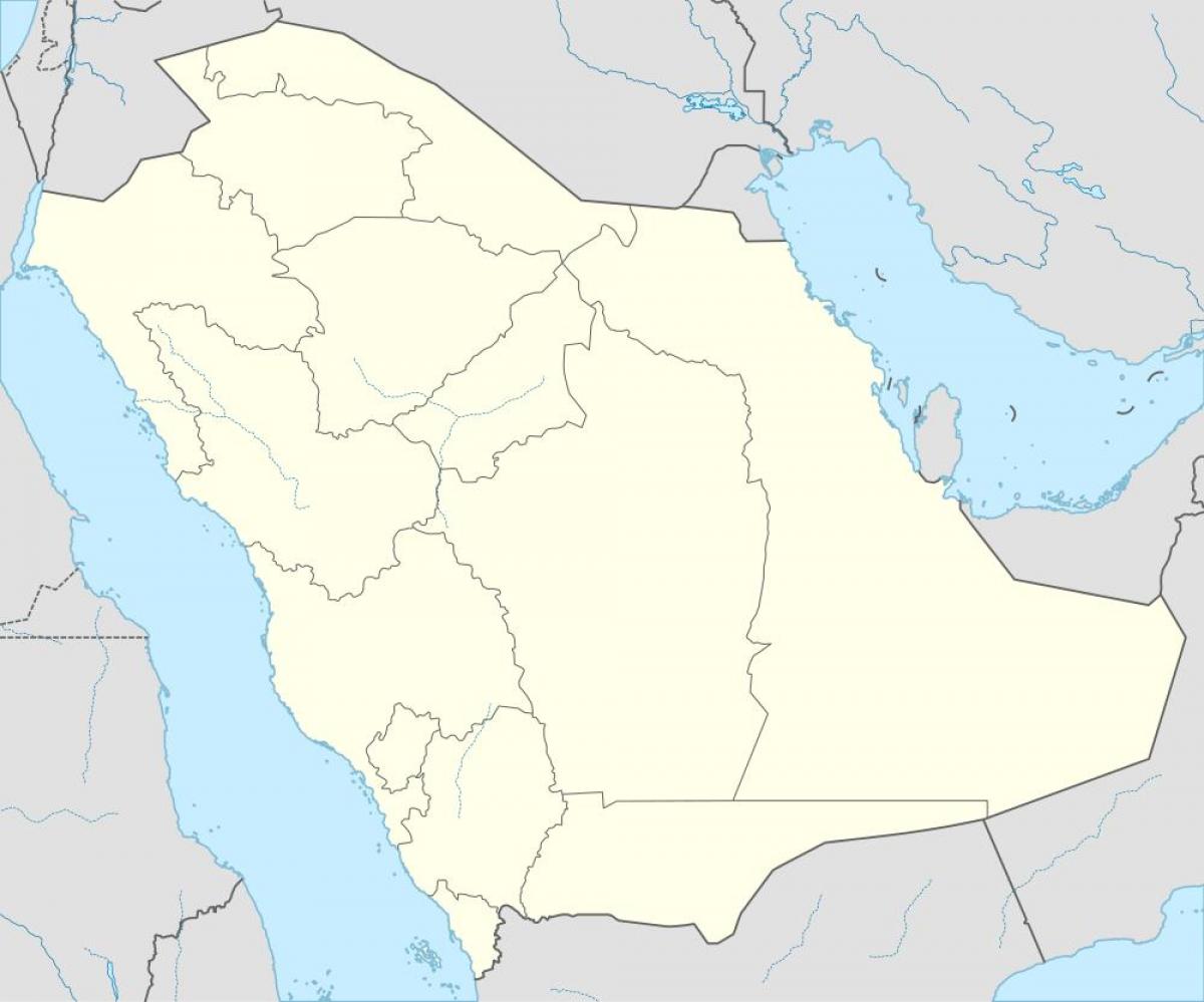 نقشه عربستان سعودی در