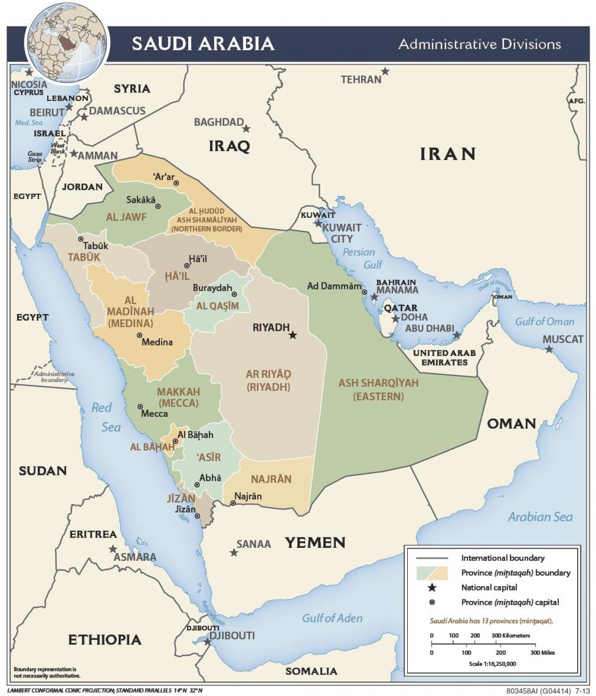 قاسم عربستان سعودی نقشه