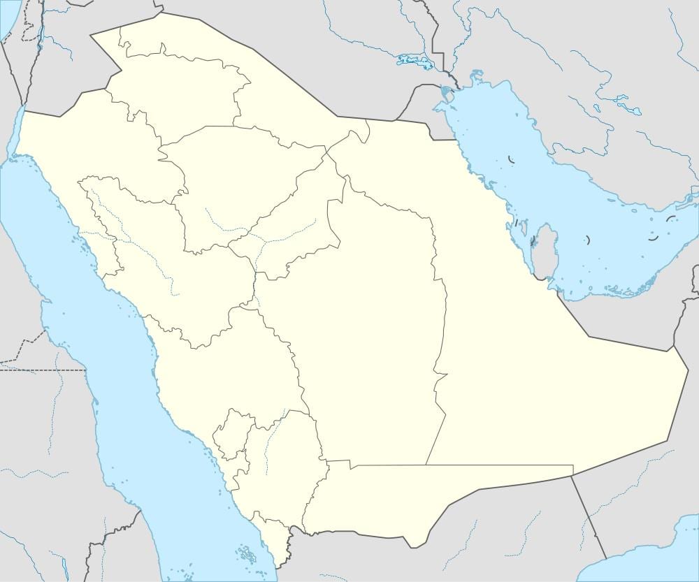 نقشه عربستان سعودی در