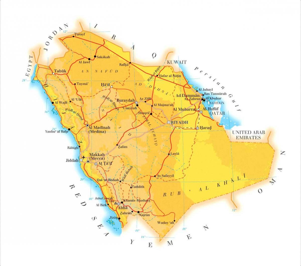 دمام عربستان نقشه