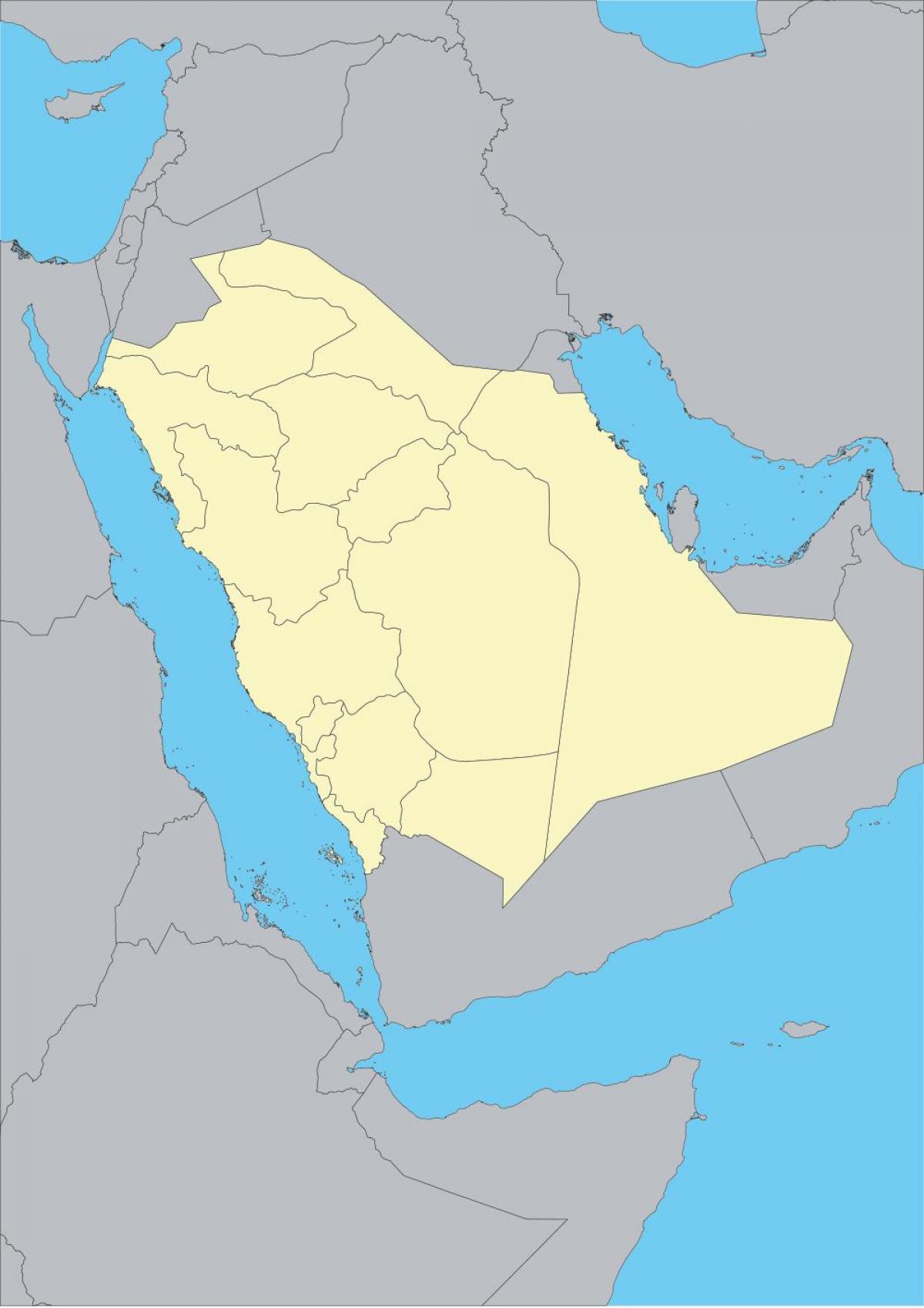 نقشه عربستان سعودی طرح