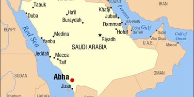 ابها KSA نقشه