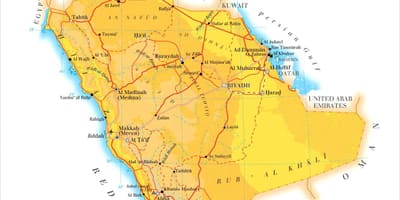دمام عربستان نقشه