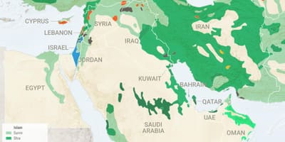 نقشه عربستان سعودی دین