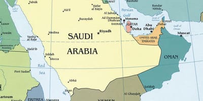 نقشه عربستان سعودی محل