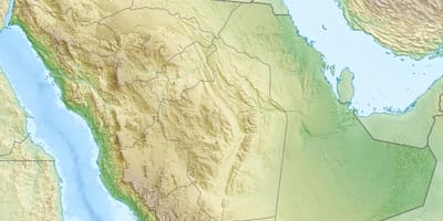 نقشه عربستان سعودی کوه