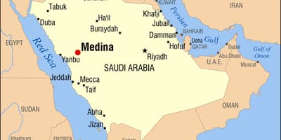 نقشه medina, عربستان سعودی
