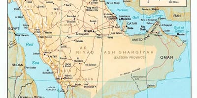 عربستان سعودی نقشه hd